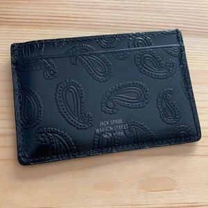 Jack Spade Leather Card Holder